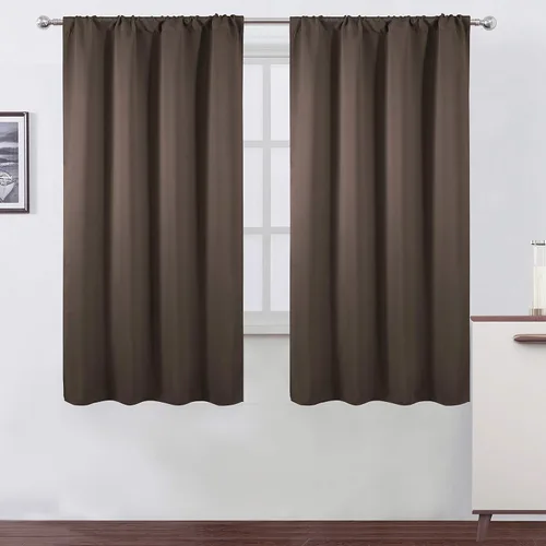 Vista 69 de LEMOMO Cortinas opacas de 42 x 54 pulgadas, juego de 2 paneles de cortinas con aislamiento térmico para oscurecer la habitación