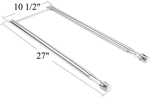 Vista 5 de GasSaf Barra saborizadora de 21.5 pulgadas y tubo de quemador de 27 pulgadas de repuesto para Weber Spirit E-210, S-200, S-210, E-210NG, Genesis