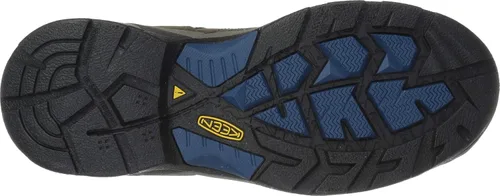 Vista 4 de Botas de trabajo KEEN Utility Detroit XT impermeables para hombre., Marrón, 9 marrón/azul (cascade brown/orion blue)