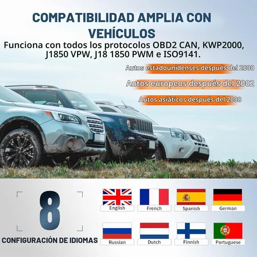 Vista 8 de Verifique el lector de código del motor, herramienta de diagnóstico OBDMATE