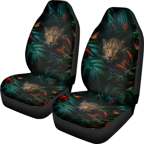 Vista 19 de Talayituse - Funda de asiento de coche con estampado de salpicaduras de pintura de la bandera americana, funda de asiento de cubo para vehículo, 4