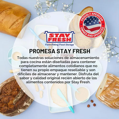 Vista 7 de Recipiente de queso crema Stay Fresh para refrigerador