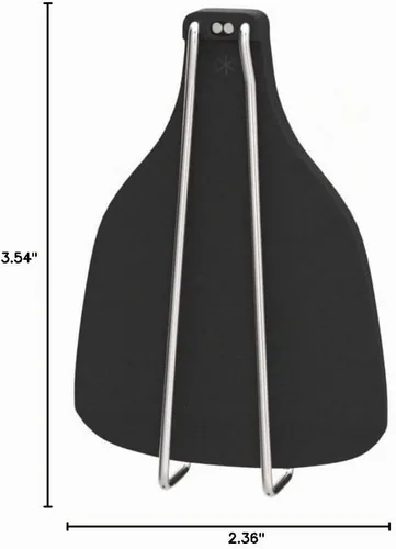 Vista 5 de Snow Peak CS-251 Plegable Utensilios de Cocina-Espátula, Nylon, Negro