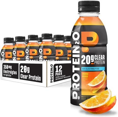 Vista 9 de Protein2o - Bebida proteínica con electrolitos, 12 botellas de 17 onzas fluidas cada una (peso neto), total de 203 onzas fluidas