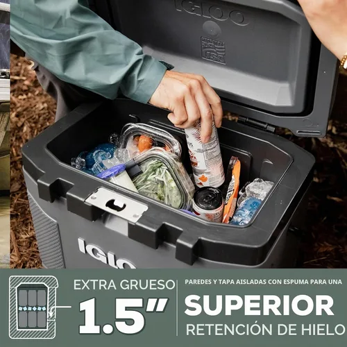 Vista 4 de Igloo Trailmate Cooler Cofre de hielo con carcasa dura aislada
