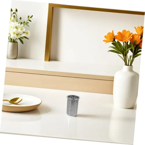 Vista 7 de UPKOCH Filtro de fugas de té, infusor de té, filtro de té, infusor fino, tetera, tamiz de té, cesta infusora de té inoxidable, colador de té