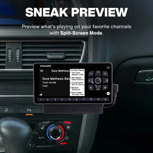 Vista 4 de SiriusXM SXEZR1V1 Onyx EZR Radio Satelital con Kit de Vehículo - Disfruta de SiriusXM en tu Sistema de Audio de Coche Existente y Más con Esta Radio
