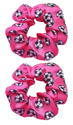 Vista 10 de Bandas elásticas para el pelo de fútbol para mujeres y niñas, accesorios para el pelo de fútbol, accesorios elásticos para cola de caballo, paquete