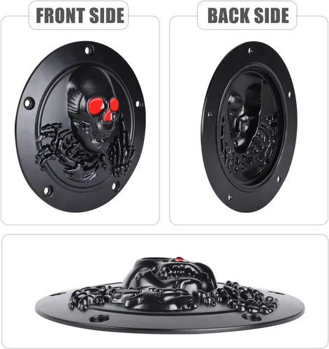 Vista 5 de Tapa de distribuidor de 5 agujeros y tapa de punto para Harley 1999-2014 Big Twin Cam EVO Touring Road King Electra Glide FLHR FLHX FXST Dyna