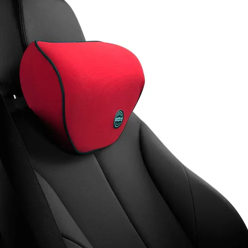 Vista 10 de Ergocar Almohada viscoelástica para el cuello de terapia de postura, almohada ergonómica de apoyo para la espalda para el hogar, oficina, automóvil