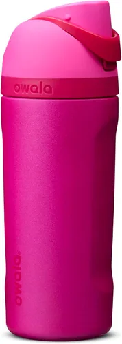 Vista 58 de Owala FreeSip - Acero inoxidable - 32 oz - Morado/Azul (pistas de esquí de los años 80)