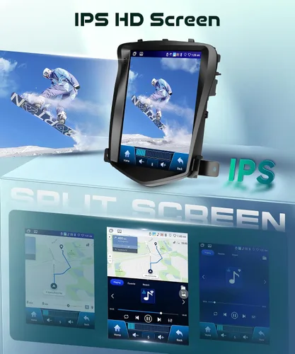 Vista 6 de Radio estéreo de coche 4G+64G para Chevrolet Cruze 2009-2015 con CarPlay Android Auto, Tesla estilo 9.7 pulgadas IPS pantalla táctil Android 13