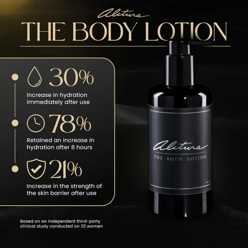 Vista 4 de Alitura Naturals Organic Face & Body Lotion - Crema hidratante antienvejecimiento con aceite de oliva y mantequilla de acai - Crema hidratante