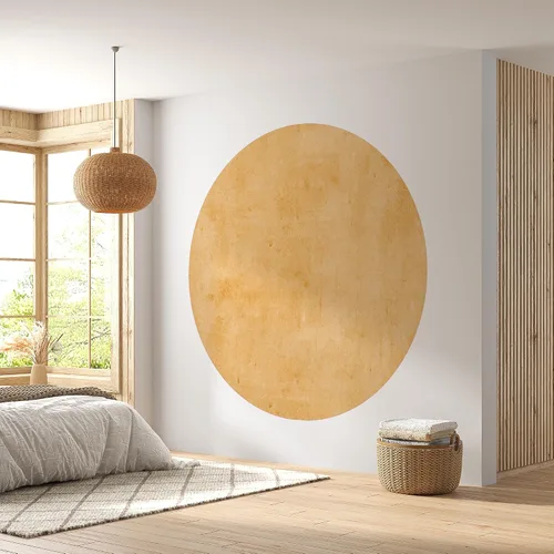Vista 12 de Calcomanía de pared circular con estampado pastel, medio círculo, semicírculo, decoración de pared, geométrico, guardería, despegar y pegar