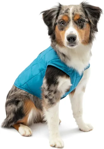 Vista 20 de Kurgo Loft Chaqueta para Perro - Abrigo Acogedor Reversible para Aventuras al Aire Libre - Resistente al Agua - Ajuste Atlético - Tela Lavable a