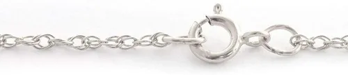 Vista 4 de Galaxy Gold GG Collar de oro blanco sólido 14K con forma de corazón 2.75 ctw alto pulido esmeralda genuina - grado AAA