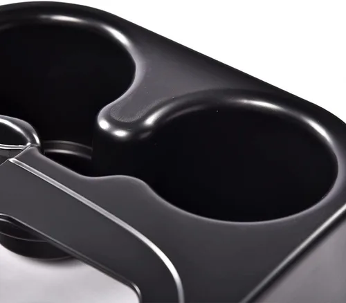 Vista 7 de PIT66 Soporte para taza de consola central, compatible con Dodge Ram 1500 2500 3500 2003-2012 negro mate 6L3Z-18264A01-B
