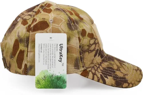 Vista 10 de UltraKey Casquillo táctico militar del operador, gorra de béisbol al aire libre del camuflaje de la caza del sombrero