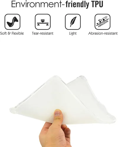 Vista 4 de Funda trasera translúcida y esmerilada para Apple iPad mini 5/Mini 4/Mini 3/Mini 2/Mini 1 Funda de 7,9" TPU suave a prueba de golpes, delgada