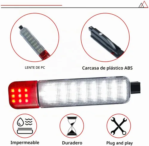 Vista 4 de 4 luces LED de cortesía para puertas para Chevy Silverado GMC C/K Compatible con Sierra 1500 2500 3500, Suburban, Avalanche, Hum-mer H2 Yukon