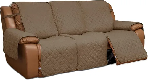 Vista 34 de Easy-Going Funda para Loveseat Reclinable de Gran Tamaño, Funda de Sofá Reversible para Reclinable Doble, Funda de Sofá Dividida para Cada Asiento