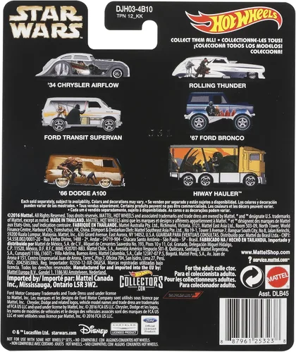 Vista 5 de Hot Wheels Ford Transit 2 Super Van para niños
