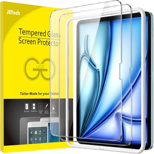 Vista 11 de JETech Protector de pantalla para iPad (9.7 pulgadas, modelo 2018/2017, 6ª/5ª generación), Air 2/1, Pro 9.7 pulgadas, película de vidrio templado