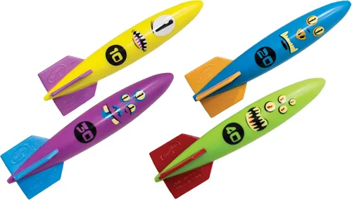 Vista 10 de SwimWays SquiDivers - Juguetes de buceo en piscina para niños, paquete de 3, juguetes de baño y suministros para fiestas en la piscina para niños