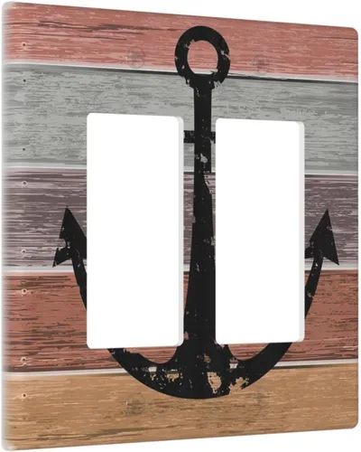 Vista 25 de Cubiertas decorativas para placa de interruptor, bandera estadounidense, receptáculo de 1 banda, placa de pared dúplex, cubierta de interruptor