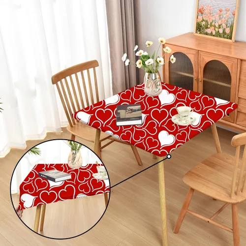 Vista 31 de Mantel ajustado blanco con elástico para mesas plegables de 48x48 pulgadas, manteles lavables y elásticos de elastano para mesas de cartas, manteles
