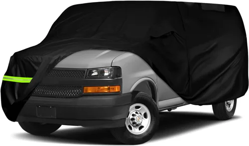 Vista 12 de Cubierta impermeable para auto compatible con Chevrolet Silverado/GMC Sierra 1500/2500/3500 Crew Cab de 6.6 pies de largo 2014-2025, cubierta