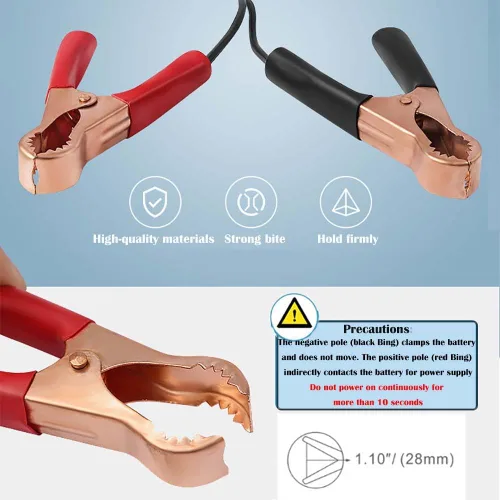 Vista 4 de Adaptador universal de limpiador de inyector de combustible, con adaptador de boquillas de inyectores de 2 tamaños, kit de limpieza de inyector