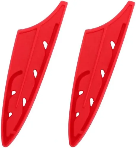 Vista 36 de XYJ Juego de 2 fundas para cuchillos de seguridad, protector de bordes de cuchillos, funda universal para cuchillos, pelado, funda de cuchillo