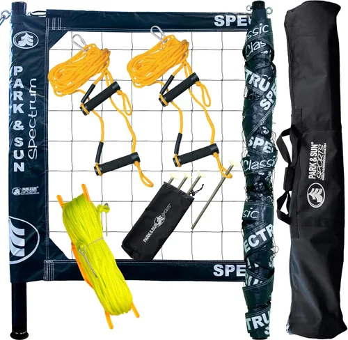 Vista 12 de Park & Sun Sports Spectrum Classic: Sistema de red de voleibol profesional ajustable para exteriores