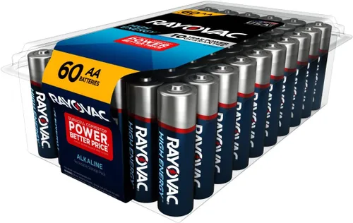 Vista 9 de Rayovac AA Baterías alcalinas, doble A, 60 unidades (paquete de 2)