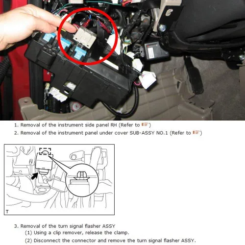 Vista 5 de iJDMTOY 8-Pin LM449 81980-50030 066500-4650 Relé de flasher LED electrónico de 8 pines, compatible con Lexus Scion o Toyota, unidad de repuesto