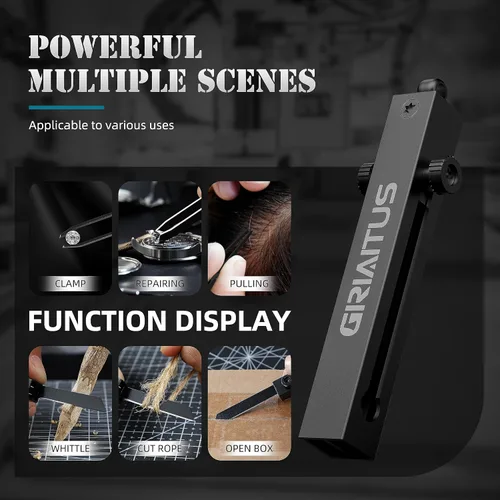 Vista 7 de EDC Cuchillo de Bolsillo 2 en 1 Llavero Pinzas de Precisión Multiherramienta Cortador de Cajas Retráctil Multi Herramienta Cuchillo Utilitario