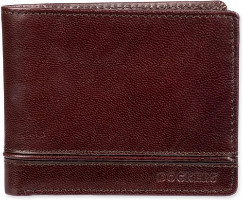 Vista 21 de Dockers Mens piel Capacidad extra Slimfold Bifold Wallet