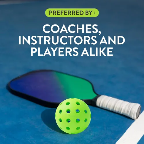 Vista 8 de Outdoor Pickleball Balls USAPA Approved for Tournament Play 6 12 48 Packs Durable 40-Hole Design Ideal for All Skill Levels Pickleball Accessories