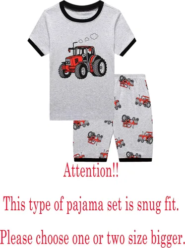 Vista 2 de Pijama Family Feeling para niño, conjunto de pijama con short, 100% algodón