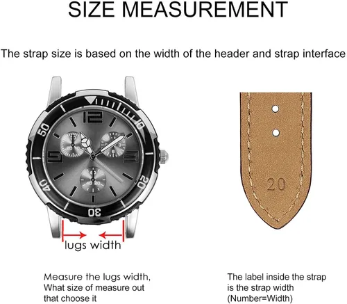 Vista 5 de BISONSTRAP Horween Chromexcel - Correa de reloj de cuero de 0.709 in, 0.748 in, 0.787 in, 0.827 in, 0.866 in, 0.906 in, 0.945 in, correa de reloj