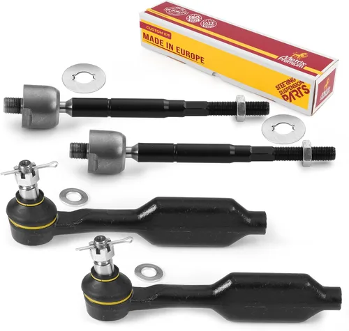 Vista 229 de Metrix Premium Chassis Parts - Kit de 4 piezas de extremos de barra de acoplamiento frontal exterior e interior compatible con Nissan Pathfinder