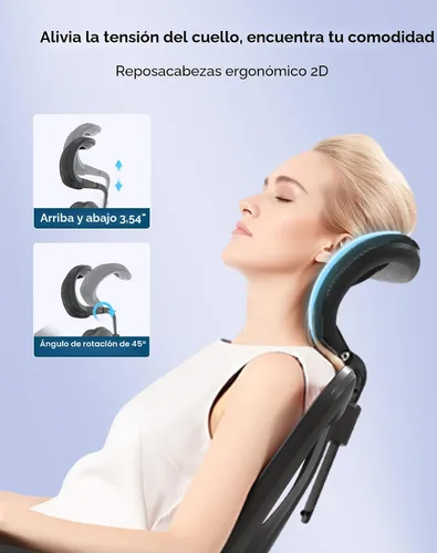 Vista 4 de SIHOO Silla de oficina ergonómica M57, silla de escritorio con respaldo