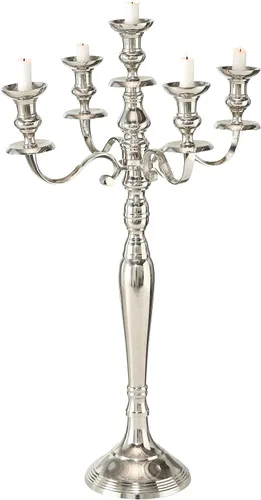 Vista 10 de Hamptons - Candelabro de cinco velas, acabado negro rústico, estilo granja