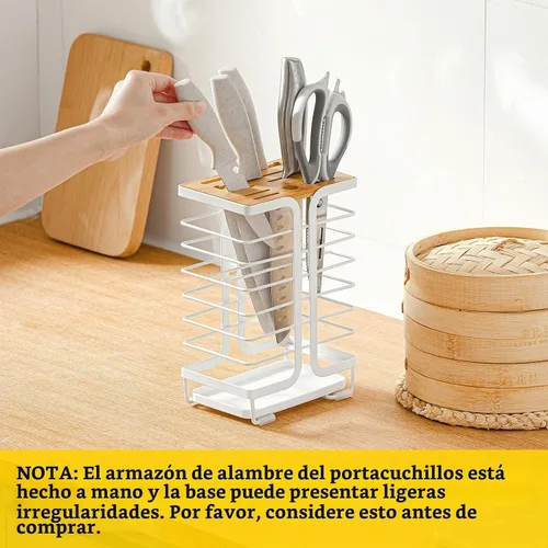 Vista 2 de Poeland Organizador de almacenamiento para cuchillos de cocina