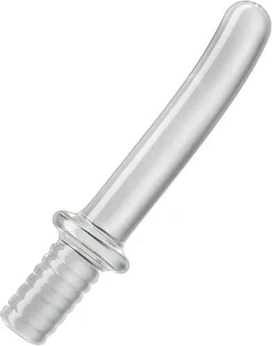Vista 9 de Varita de masturbación con consolador de cristal de cristal, masajeador de masturbación vaginal, tapón anal, palo de placer, estimulación del ano