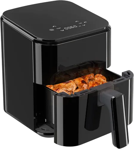 Vista 8 de OLIXIS 3 Qt Digital Air Fryer with Dishwasher Safe Basket, Compact Airfryer with Auto Shut-Off, Fast Cooking for Quick Easy Meals, Space Saving Mini