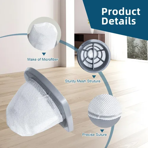 Vista 6 de Paquete de 4 filtros de repuesto de vacío 2033 compatibles con Bissell Featherweight Stick Aspiradora ligera sin bolsa 20331 20333 20334 20336 20339