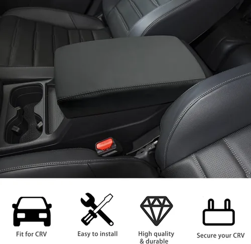 Vista 6 de Cubierta de Reposabrazos de Consola Central Compatible con Accesorios Honda CRV 2023 2024 2025 2026, para Cubierta Protectora de Caja