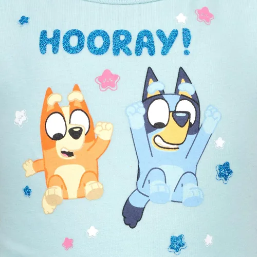 Vista 3 de Bluey Vestido de bingo para niñas de niños pequeños a niños pequeños Azul